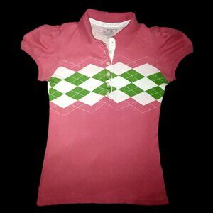 Collared Polo Shirt Top | XS | 100% Cotton